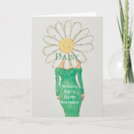 Daisy Girl Green Dress Kort