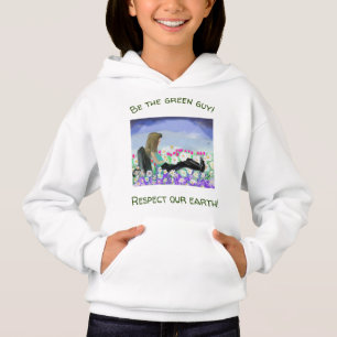 Daisy Girl in Nature Sweatshirt for Girls T Shirt