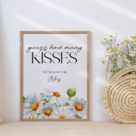 Daisy gissa hur många pussar möhippa-spel poster