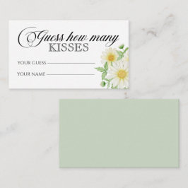 Daisy gissa hur många pussar möhippa-spel tilläggskort