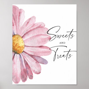 Daisy - godis och behandlingar poster babydusch