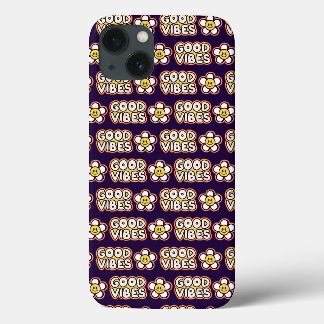 Daisy Good Vibes iPhone / iPad-fodral (Baksida)