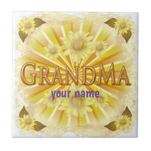 Daisy Grandma-eget namn Kakelplatta