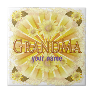 Daisy Grandma-eget namn Kakelplatta