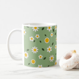DAISY GRÖNT - DAISY BLOMMIGT MUGG