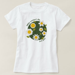 Daisy Grönt - Mors dag Blommigt T-shirt