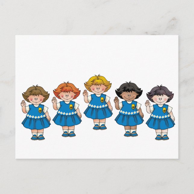 Daisy-grupp Vykort (Framsida)