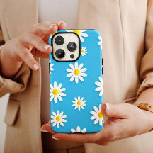 Daisy Gult Girly Flower | iPhone 14 Fodral-Mate