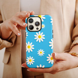 Daisy Gult Girly Flower | iPhone 14 Fodral-Mate