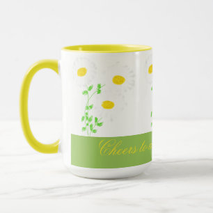 Daisy Gult och Grönt Mugg