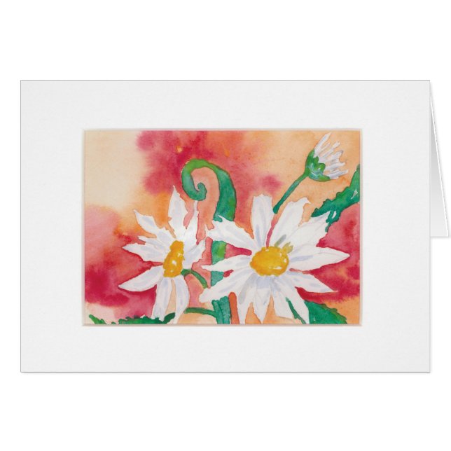 Daisy Hälsningskort (Framsidan Horizontal)