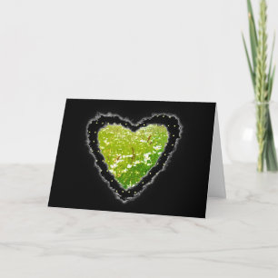 Daisy Heart Romantik Valentine Kärlek Card Helgkort