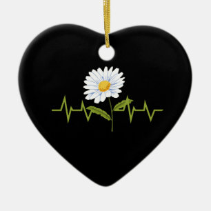 Daisy Heartbeat Julgransprydnad Keramik