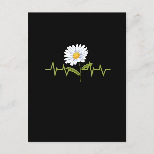 Daisy Heartbeat Vykort (Framsida)