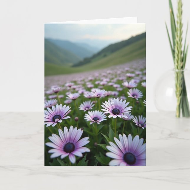 Daisy Hillside Födelsedagskort Kort (Framsida)