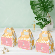 Daisy Hippie Baby underbar första Födelsedagsfest