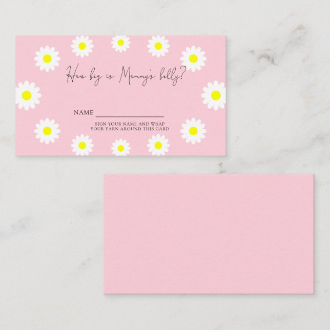 Daisy - Hur stor är mamma Bürg? Tilläggskort (Fram/baksida)