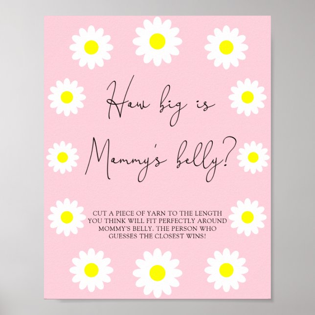 Daisy - Hur stort är mamma Blocky-spelet Poster (Framsidan)