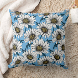 Daisy i blått kudde