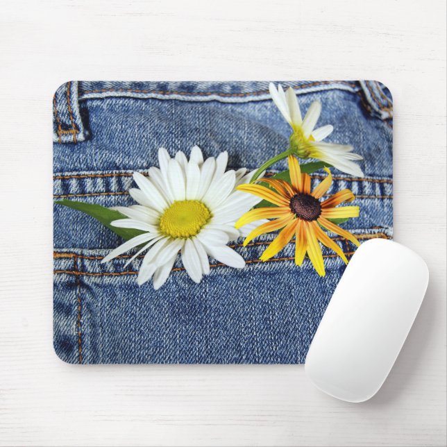 Daisy i Blue Jean Pocket Musmatta (Med mus)