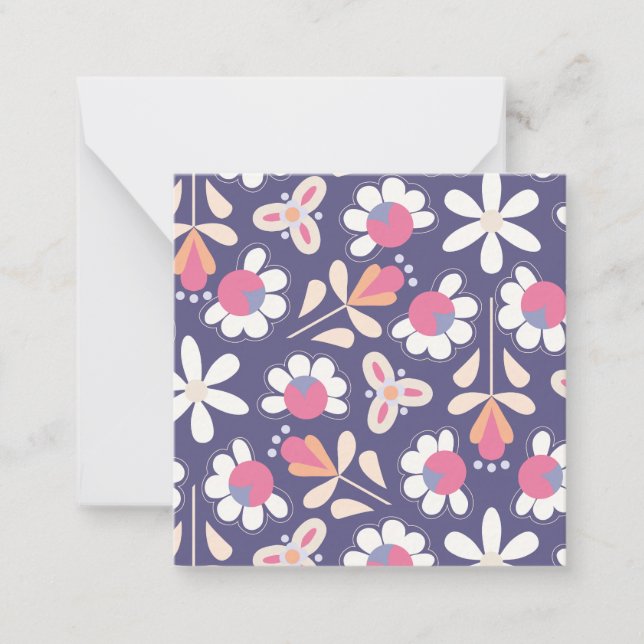 DAISY i LILA Anteckningskort (Framsida)