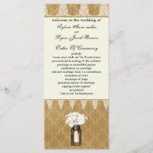 daisy i Mason burk, bröllopsprogrammet för bränndr