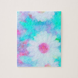 Daisy i pastel färg ett sött foto pussel