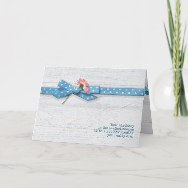 daisy i polarpunktsmenyfliksområdet för vän kort (Framsida)