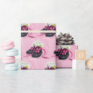 Daisy i Sneakers på Gingham Presentpapper