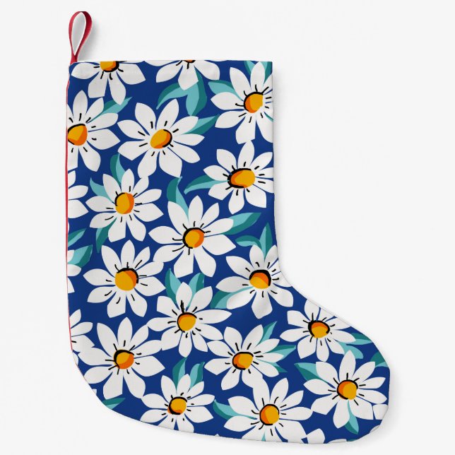 daisy i vår: blommönstret för trendig. liten julstrumpa (Framsidan)
