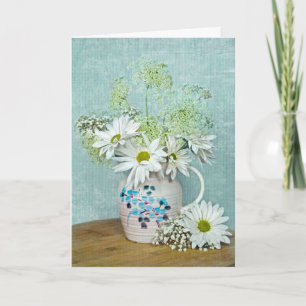 Daisy i Vintage Pitcher Kort