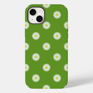 Daisy Illustrative Mönster på Grönt