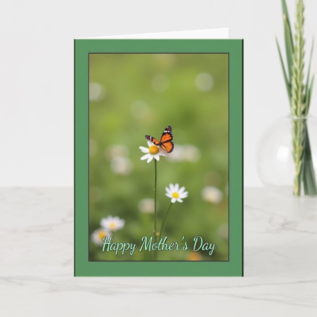 Daisy Insect Mothers Day Card Kort (Framsida)