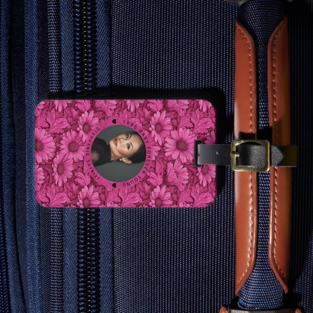 Daisy Inspirerade Quinceañera Födelsedagspresenter Bagagebricka (Framsida Insitu 4)