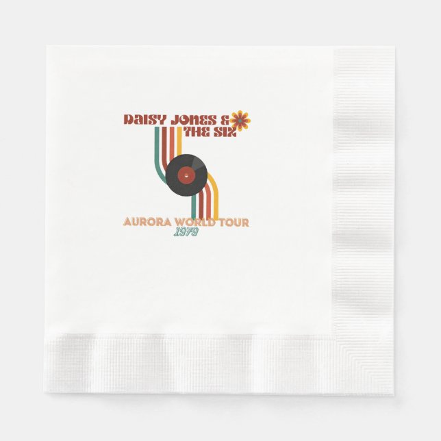 Daisy Jones The Six Pappersservett (Framsidan)