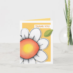 Daisy Joy gult Tackkort Card