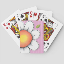 Daisy Joy rosa rand Bicycle®-uppspelningskort Casinokort