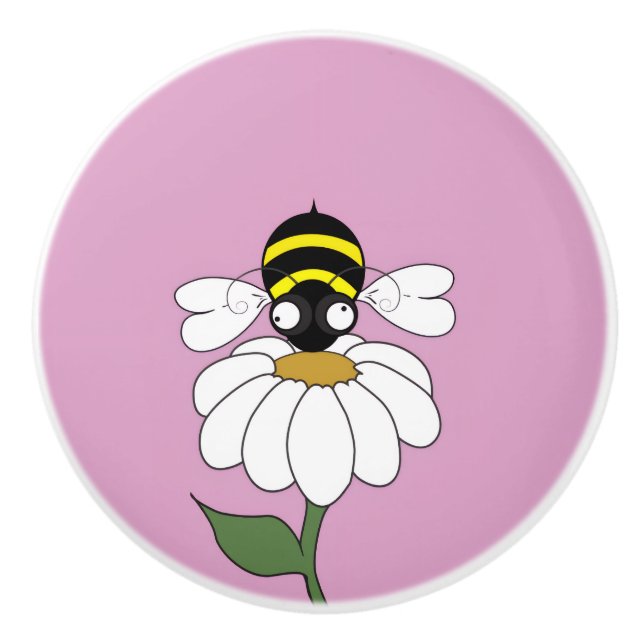 Daisy keramisk knopp (Framsidan)