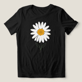 Daisy Kvinnors Minimalistisk Grafisk T‑Shirt T Shirt