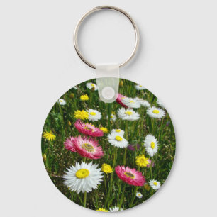 Daisy lappar nyckelring