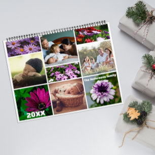 Daisy lila magenta-fotomorföräldrar Kalender
