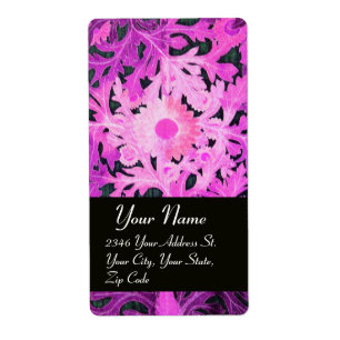 DAISY, lila violett svart Fraktsedel