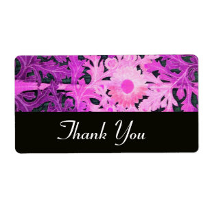 DAISY, lila violett svart Fraktsedel