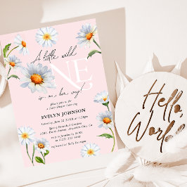 Daisy "Lite Vild ett", babyskor för flickor Inbjudningar