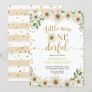 Daisy Little Miss Underbar Inbjudan