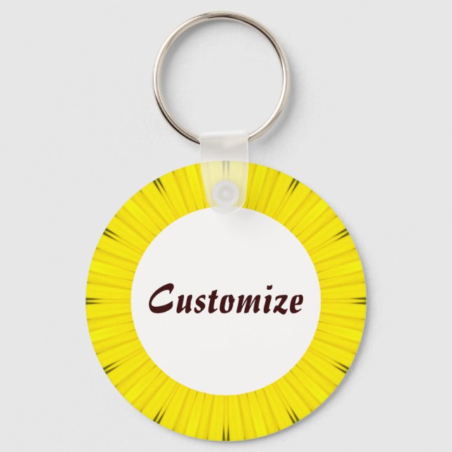 Daisy Mandala-mall 01 Nyckelring (Framsida)