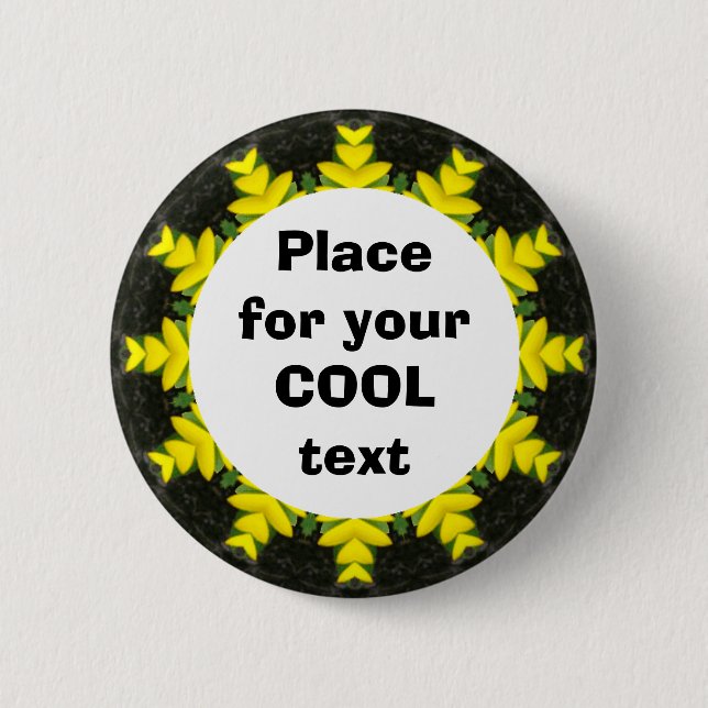 Daisy Mandala-mall 13 Knapp (Framsida)