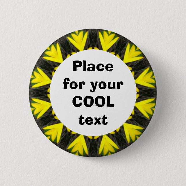 Daisy Mandala-mall 27 Knapp (Framsida)