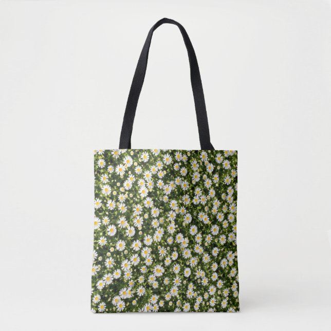 Daisy Meadow Tote Bag Tygkasse (Framsida)