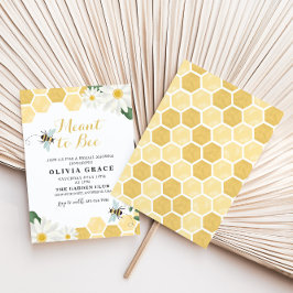 Daisy Meant till Bee inbjudningskort för möhippan